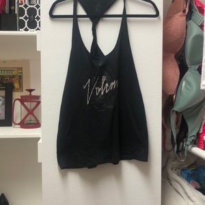 Volcom black tank